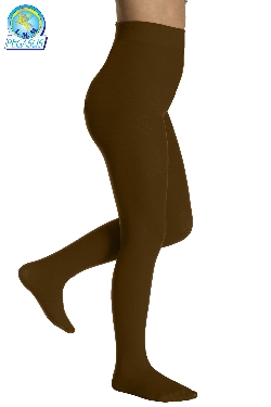 CALZE COLLANT TINTA UNITA BAMBINA MARRONE